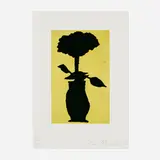 Donald Baechler, Flower, 2005, aquatint and drypoint in colors on Somerset