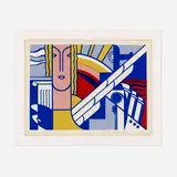Roy Lichtenstein, Modern Art Poster, 1967, screenprint in colors