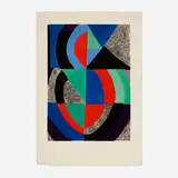 Sonia Delaunay, Grande icône, 1970, etching and aquatint in colors