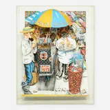 Red Grooms, Hot Dog Vendor