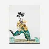 Red Grooms, Charlie Chaplin, 1986, three-dimensional color lithographic cutout construction