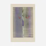 Lamar Briggs, Abstract Composition, etching and aquatint in colors on rice paper