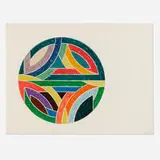 Sinjerli Variation IV by Frank Stella, 1977, offset lithograph and screenprint in colors on Arches Cover, sold Jun 2023