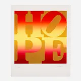 Robert Indiana, Autumn (from the Four Seasons of Hope portfolio), 2012, screenprint in colors on Coventry Rag