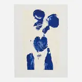 Yves Klein, Helena (from the Anthropométries series), 2004, lithograph in colors