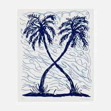 Josh Smith, Untitled (from the White Columns portfolio), 2014, screenprint in colors