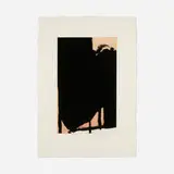 Robert Motherwell, Elegy Fragment II, 1985, aquatint, lift-ground etching and aquatint on Georges Duchêne Hawthorne of Larroque handmade