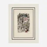 Marc Chagall, La passion, 1975, lithograph in colors on Arches