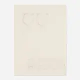 Joseph Beuys and John Cage, Untitled (from the Good Morning Mr. Orwell portfolio), 1983, offset lithograph