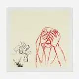 Susan Rothenberg, Crying, 2003, lithograph in colors on BFK Rives