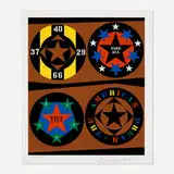 Robert Indiana, Untitled (from The American Dream portfolio), 1997, screenprint in colors