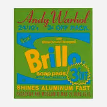 Brillo by Andy Warhol, 1970, screenprint in colors, sold Jun 2023