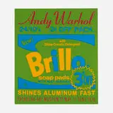 Brillo by Andy Warhol, 1970, screenprint in colors, sold Jun 2023