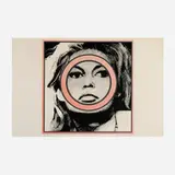 Gerald Laing, B.B. (Brigette Bardot) (from the Baby Baby Wild Things portfolio), 1968, screenprint in colors on off-white wove paper