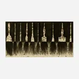 Jim Dine, Five Paintbrushes (sixth state), 1973, etching on Murillo