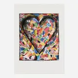 The Confetti Heart (from the Astra Suite portfolio) by Jim Dine, 1985, lithograph in colors on BFK Rives, sold Jun 2023