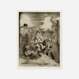 Kara Walker, Lil' Patch of Woods, 1997, etching and aquatint on Mulberry Chine collé on BFK Rives