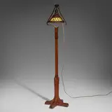 Gustav Stickley, Floor lamp, model 500