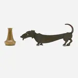 Harry St. John Dixon, Dachshund boot scraper and vase