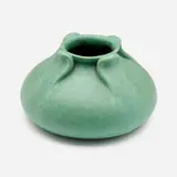 Vase, model 272 by William Bryce Mundie for Teco Pottery, c. 1904, glazed earthenware, sold Jun 2025