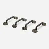 Dankmar Adler and Louis Sullivan, Window sash pulls from the Chicago Stock Exchange Building, set of four