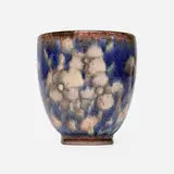 Decorated Porcelain vase with dogwood branches by Jens Jensen for Rookwood Pottery, sold Jun 2025