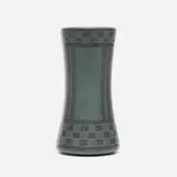 Vase with geometric design by Arthur Hennessey and Sarah Tutt, sold Jun 2025
