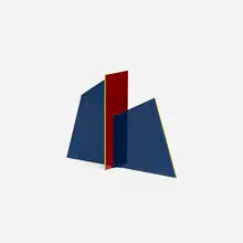 Yukon by Lyman Emmet Kipp, Jr., 1980, painted aluminum, sold Jul 2017