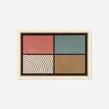 Arcs From Four Corners by Sol LeWitt, 1986, woodcut and ink on paper, sold Jul 2017