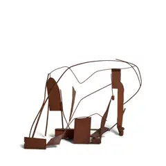 Anthony Caro, Table Piece CCCLXV, 1976-77, steel, rusted and varnished