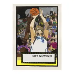 Jonas Wood, Dirk #1, 2012, gouache, ink and colored pencil on paper