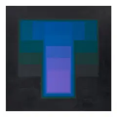 Karl Gerstner, Color Sound 15 Intro-Version, 1969-73, nitrocellulose lacquer on phenolic resin panels