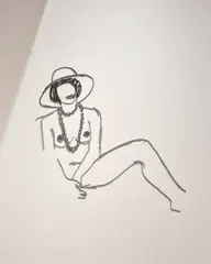 Partial Monica with Hat and Beads by Tom Wesselmann, 1985, enamel on laser-cut steel, offered May 2026