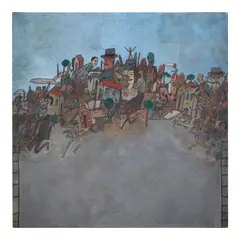 Antonio Seguí, Barroco tropical, 1984, oil on canvas