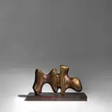 Henry Moore, Working Model for Animal Form, 1969-1971, bronze with brown patina