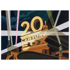 Robert Cottingham, 20th Century Fox, 1969, oil on canvas