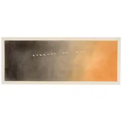 Ed Ruscha, Streaks of Oil, 1972, gunpowder and pastel on paper