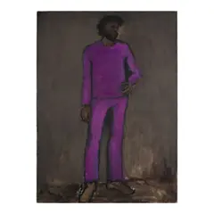 Lynette Yiadom Boakye, Victory Sweatsuit II, 2008, oil on canvas