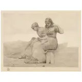 Winslow Homer, Mending the Tears (Goodrich 97), 1888, Etching on simili japon paper