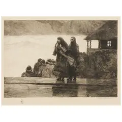 Winslow Homer, Perils of the Sea (Goodrich 98), 1888, Etching on simili japon