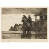 Winslow Homer, Perils of the Sea (Goodrich 98), 1888, Etching on simili japon