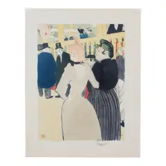 Au moulin rouge, la goulue et sa soeur (Delteil 11, Adhémar 2, Wittrock 1, Adriani 6) by Henri de Toulouse-Lautrec, 1892, Lithograph in colors on wove paper, Wittrock's second state, sold Apr 2026