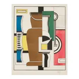 Fernand Léger, Le Vase (Saphire 12), 1927, Lithograph in colors on Arches MBM paper