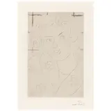 Henri Matisse, Buste, robe fleurie (Duthuit 137), 1929, Etching on chine appliqué with Arches support