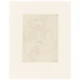 Henri Matisse, Figure au col et manchettes de dentelle (Duthuit 197), 1929, Etching on chine appliqué with Arches support