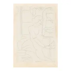 La cage de perruches et les poissons rouges (Duthuit 213) by Henri Matisse, 1929, Etching on chine appliqué with Arches support, sold Apr 2026