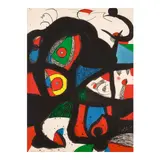 Joan Miró, Gargantua (Dupin 972), 1977, Etching and aquatint in colors with carborundum on wove paper with the publisher's watermark