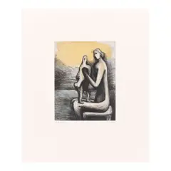 Henry Moore, Mother and Child (Cramer 671; 672; 674-676; 679-685; 686-697; 699), 1983, various sizes