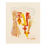 Femme au chapeau de paille bleue (not in Bloch, Baer 1282II.b.2) by Pablo Picasso, 1962, offered Apr 2026