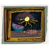 Pablo Picasso, Nature morte à la pastèque (Bloch 1098, Baer 1301), 1962, Linocut in colors on Arches paper